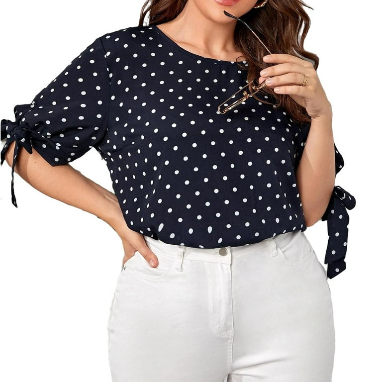 polka dot blouses for sale