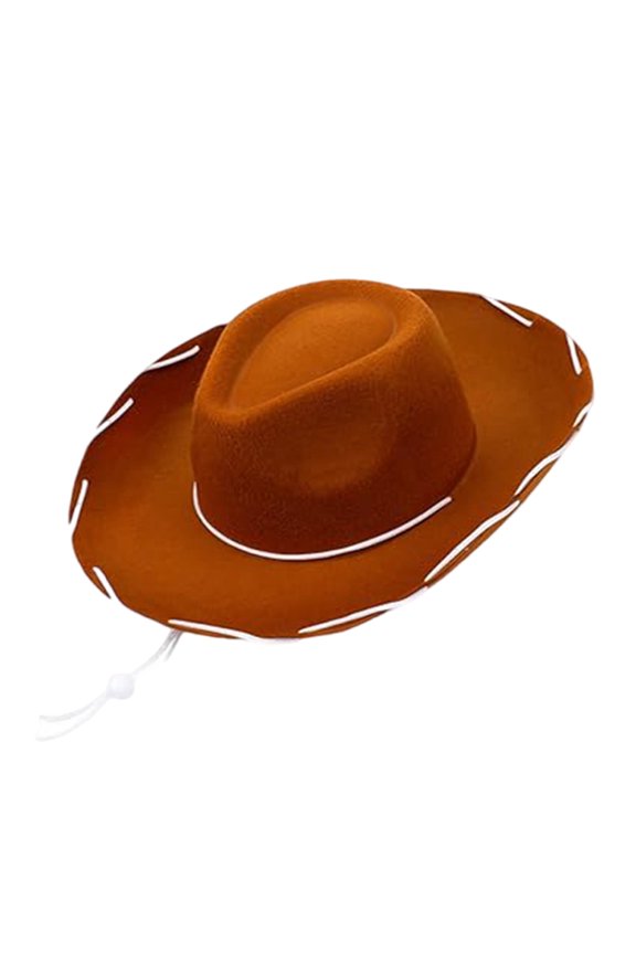 Casual Pork Pie Hat Wide Brimmed Cap for Beach Vacations Photo Props Comfortable Hat with Stringing