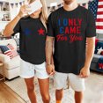 thumbnail image 1 of Casual Printed Short Sleeve Crew Neck Loose Fit Tee For And, 1 of 4