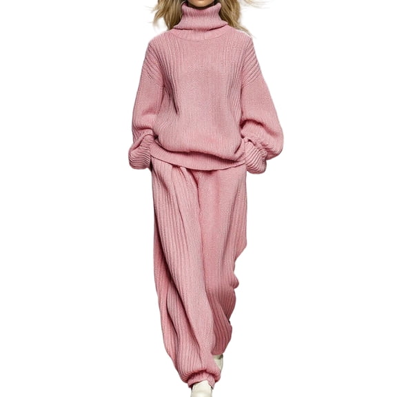 Casual Pure Color Set Women's Loose Long Sleeve Long Pants Two-Piece Set Comfortable Drawstring Tracksuits Set Women Roupas Feminina Conjuntos