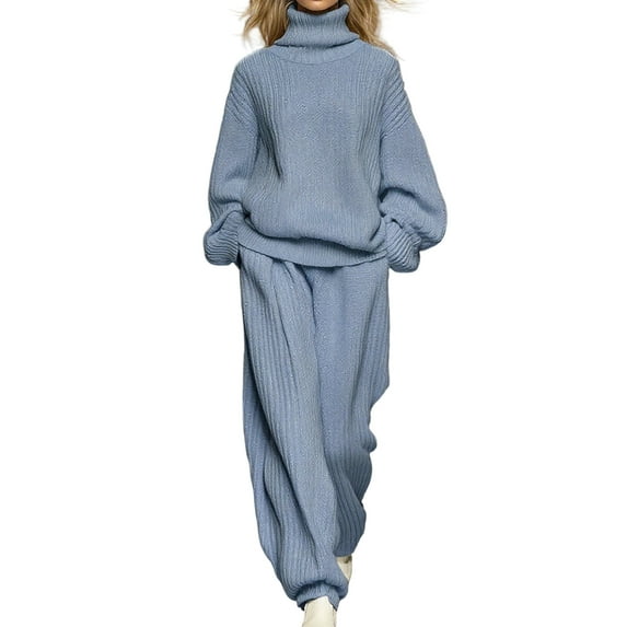 Casual Pure Color Set Women's Loose Long Sleeve Long Pants Two-Piece Set Comfortable Drawstring Tracksuits Set Women Roupas Feminina Conjuntos