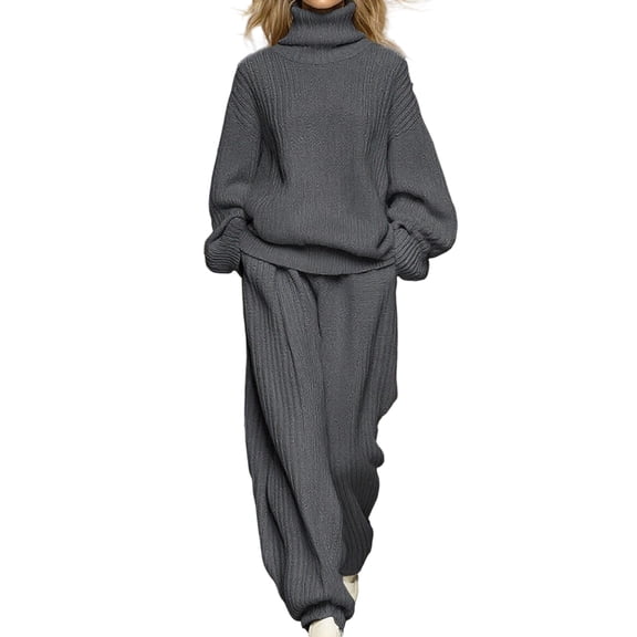 Casual Pure Color Set Women's Loose Long Sleeve Long Pants Two-Piece Set Comfortable Drawstring Tracksuits Set Women Roupas Feminina Conjuntos