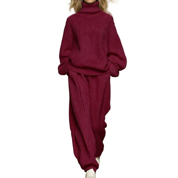 Casual Pure Color Set Women's Loose Long Sleeve Long Pants Two-Piece Set Comfortable Drawstring Tracksuits Set Women Roupas Feminina Conjuntos