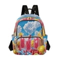thumbnail image 1 of Casual Raspberry Lemonade Picnic Backpack for School,College and Travel, Water Resistant Bookbag,, 1 of 7