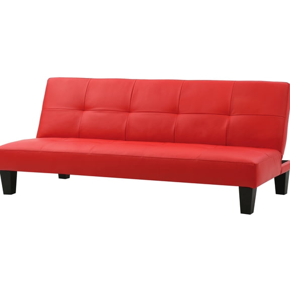 Casual Red Sofa Bed | Fits Well, Quick Setup | Primary Living Space