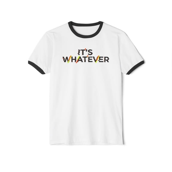 Casual Retro Quote Ringer T-Shirt