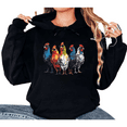 thumbnail image 1 of Colorful Rooster Graphic Sweatshirt Print Hoodie Black Farm Animal Sweatshirt S-2XL Tops, 1 of 5