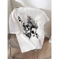 thumbnail image 1 of Casual Round Neck Short Sleeve Oversized Women T-Shirt For Summer A, Unisex, 1 of 1