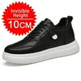 thumbnail image 1 of Casual Shoes for Men,Elevator Shoes Height Lift Higher Shoes Casual Elevator Shoes Non Breathable Elevator Trainers Lace Up Shoes,Canvas Court Sneakers(Size:9), 1 of 6