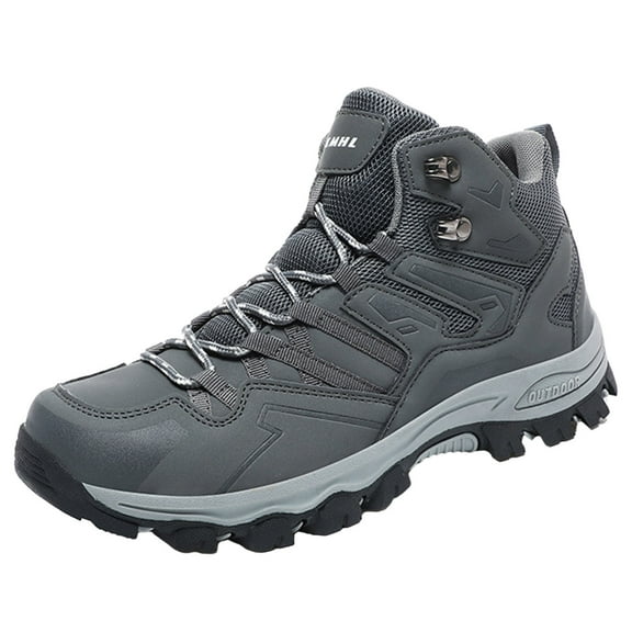 Casual Shoes for Men,Men Autumn And Winter Hiking Shoes High Top Climbing Hiking Outdoor Shoes Casual Sports Shoes,Canvas Court Sneakers(Size:8)