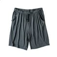 thumbnail image 1 of Casual Shorts Men's Casual Summer Shorts Mens Pajama Shorts Rayon Sleep Shorts Soft Comfy Pants, 1 of 5