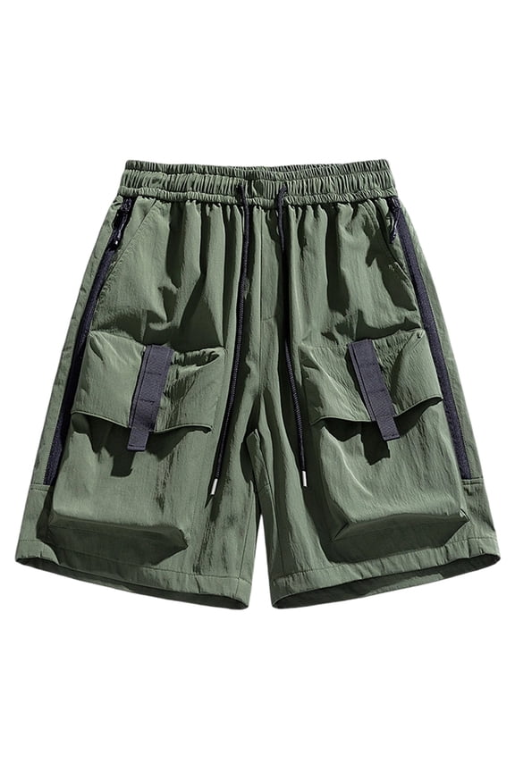 Casual Shorts – Men’s Slim 7 Inch Shorts Men's Summer Loose Pocket Shorts Are Casual And Comfortable Breathable Sports Shorts