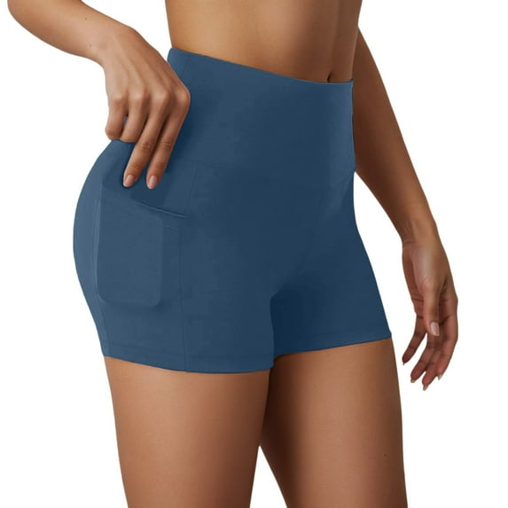 Casual Shorts for Women, Sports Shorts for Women,High Waisted Yoga Shorts for Women - Versatile Fitness Apparel for Gym Running Outdoor Activities Comfortable and Stretchy Design with Pockets