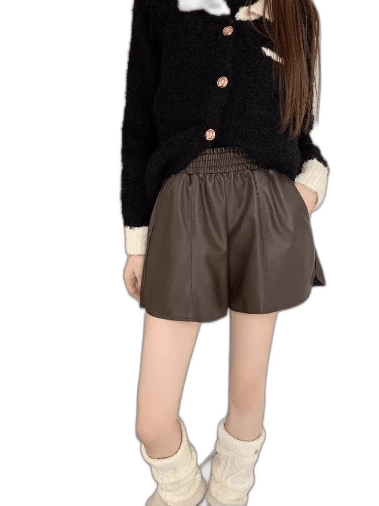 Casual Shorts Women Wearing Loose Waist Tight Waist High Waist Slim A