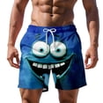 thumbnail image 1 of Casual Shorts for Men Men's Casual Beach Shorts for Everyday Wear Without Resort Boundaries for Summer Comfort and Relaxation Blue M, 1 of 4