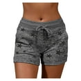 thumbnail image 1 of Casual Shorts for Women Bandage With Pockets Loose Print Pants, 1 of 6