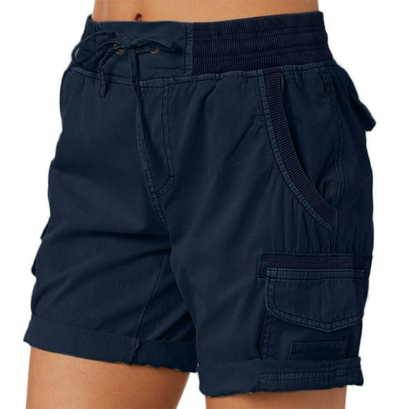 Casual Shorts for Women Cargo Summer Loose Hiking Bermuda With Pockets Pants