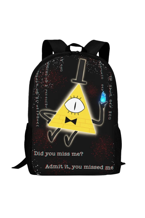 Casual Shoulder Bookbag, Gravity Falls Backpack Travel Bag Knapsack For Outdoor Hiking