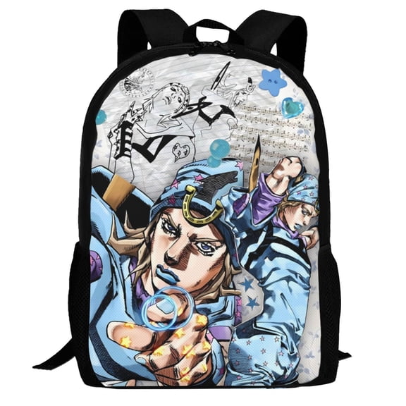 Casual Shoulder Bookbag, Jojo's Bizarre Adventure Johnny Joestar Backpack Travel Bag Knapsack For Outdoor Hiking