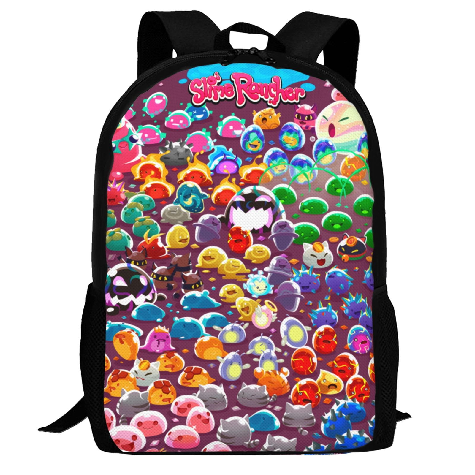 Casual Shoulder Bookbag, Slime Rancher Backpack Travel Bag Knapsack For ...