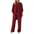 thumbnail image 1 of Casual Shoulder Irregular Two Piece Set - Elegant Party Style, Spandex Material, 1 of 8