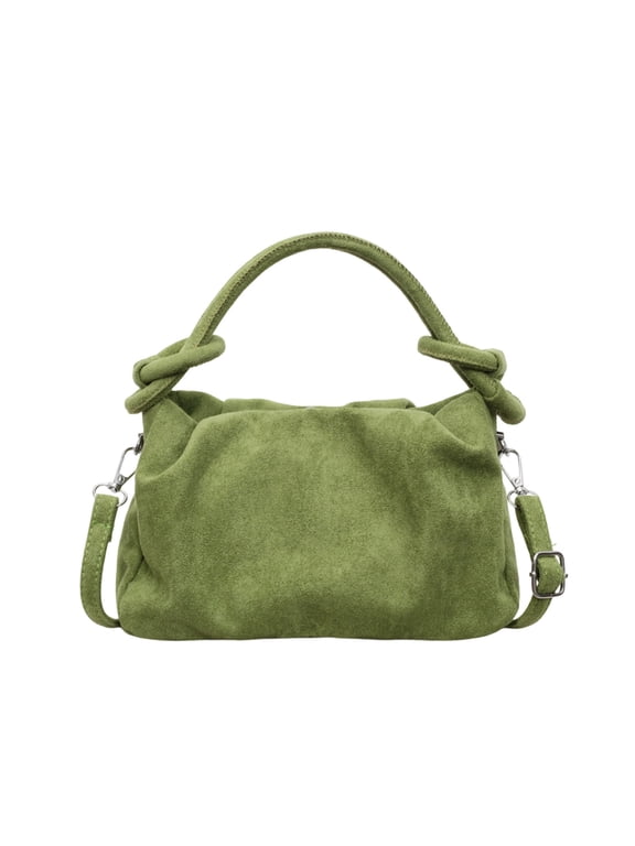 Casual and Simple Tote Bag ,Top-Handle Tote Handbag Hobo Bags ,2026 Shoulder Bag ,for Women Satchel Slouchy Shoulder Bag Four Seasons Handbag Vintage Hobo Purse (Green)