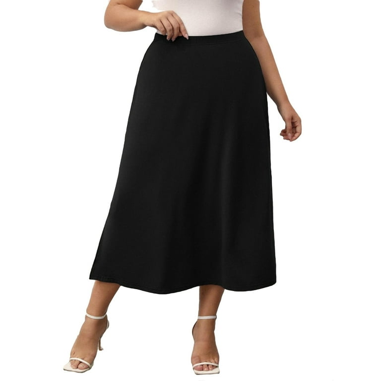 Plus size skirts walmart sale