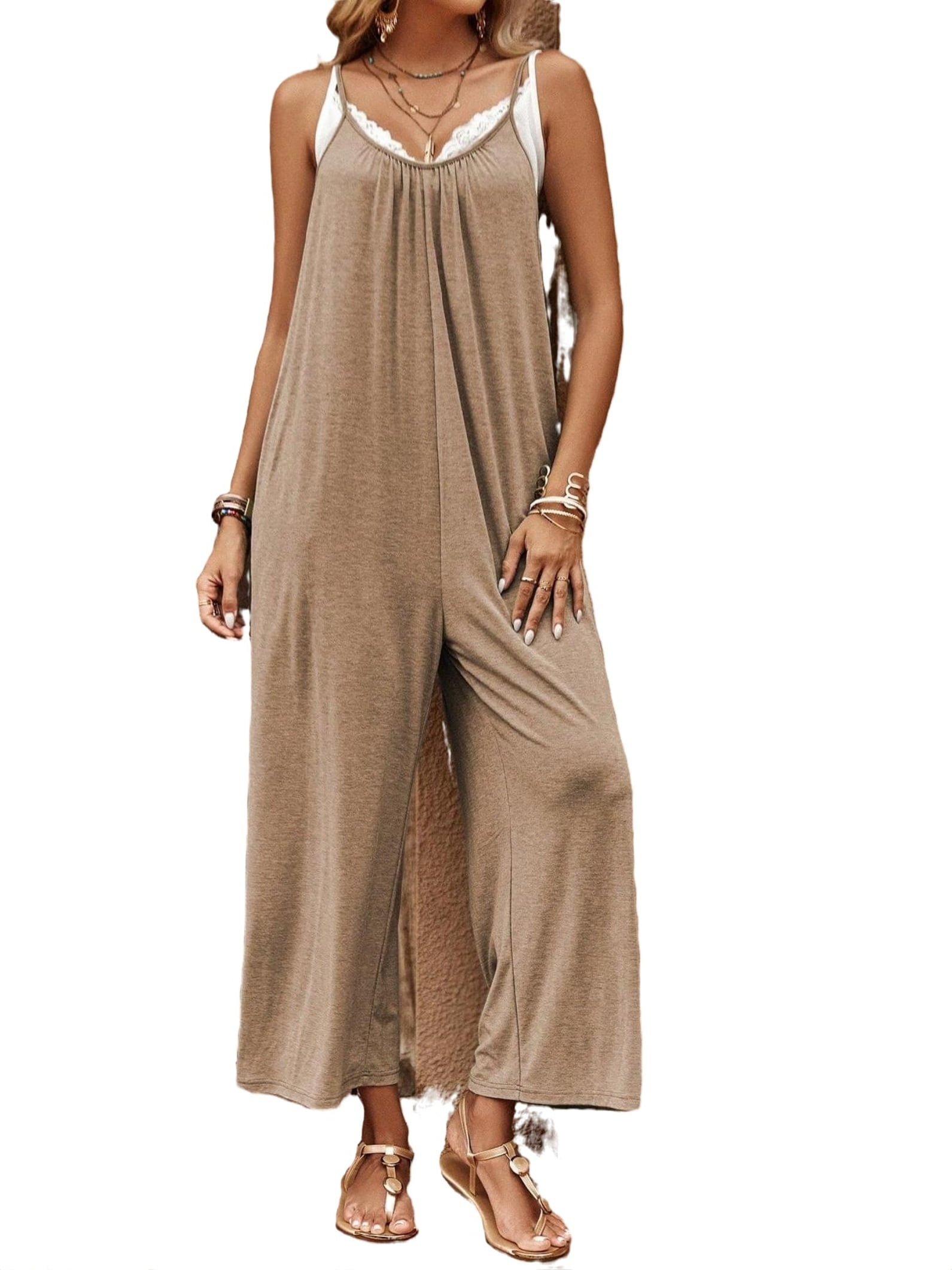 One Shoulder Ruffle Jumpsuit S - Walmart.com