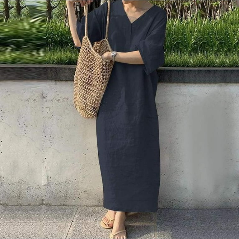 Fashion Street Print Backless V Neck A Line Dresses Fashion Street Print Backless V Neck A Line Dresses