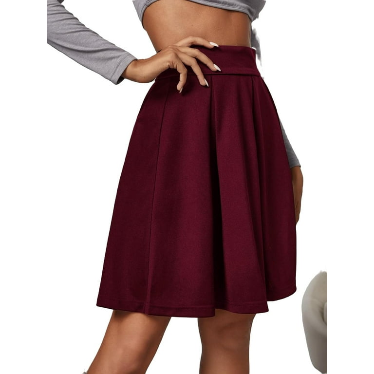 Burgundy skirt cool hotsell