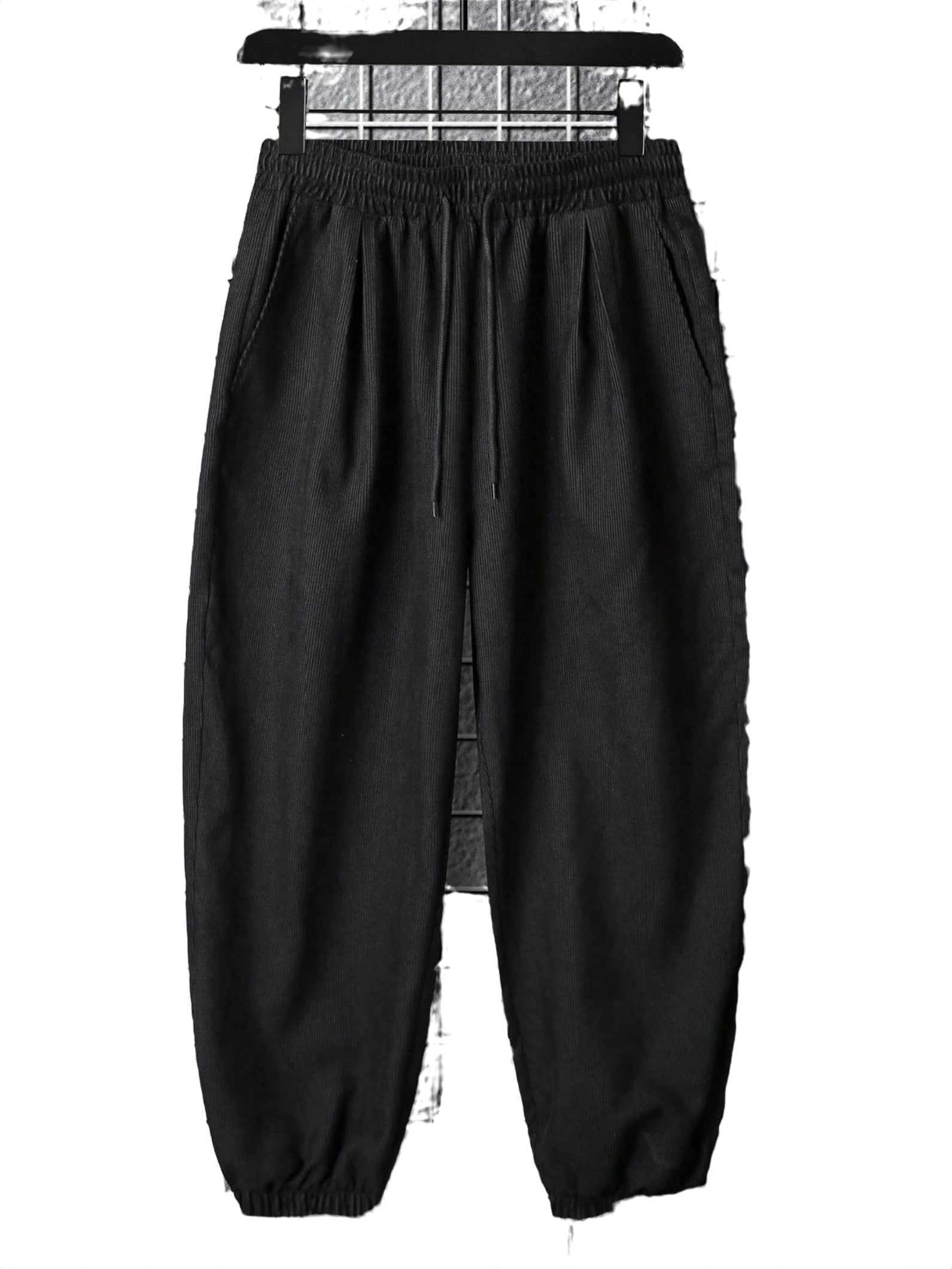 Casual Solid Harem/Genie Black Men Pants (Men's) - Walmart.com