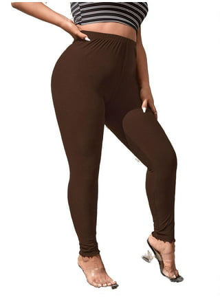 Shop Plus Size Bamboo Breezy 7/8 Legging in Brown