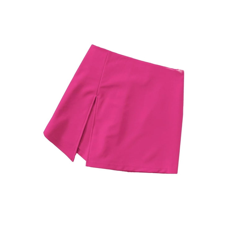 Hot pink shop plus size skorts