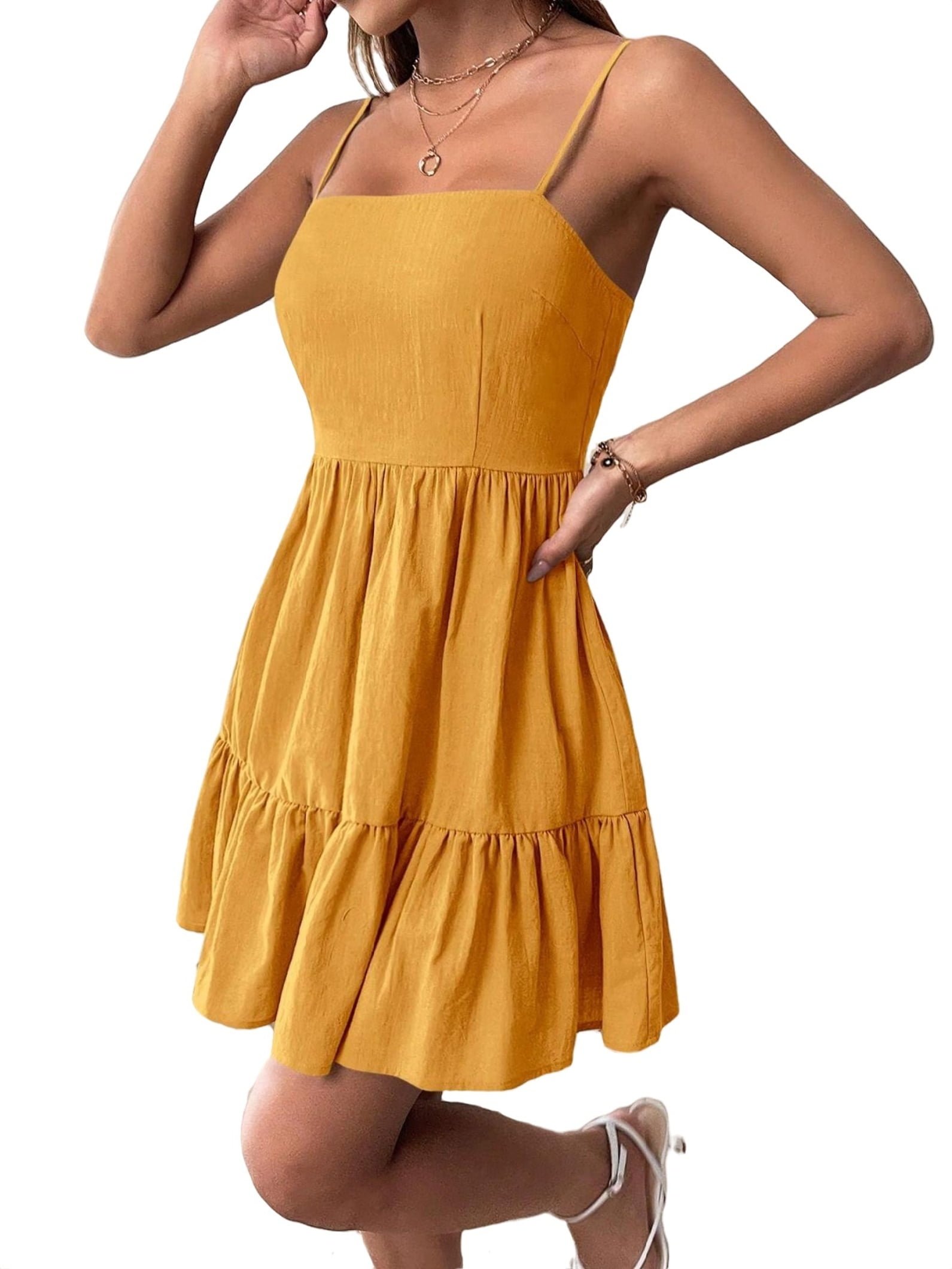 mustard yellow cami