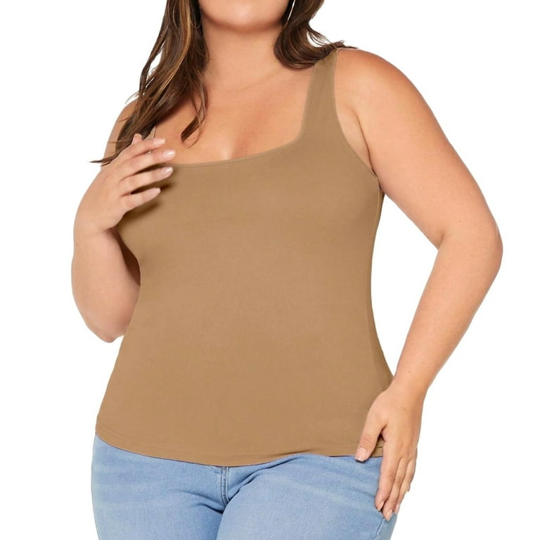 Plus size tank tops walmart hotsell