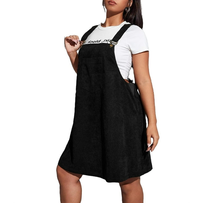 Womens sales black pinafore