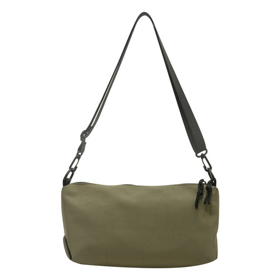 Casual Sports Crossbody Bag, Solid Color Cloth Sling Bag for Men and Women, Trendy Mini Bag with Large Capacity, Fashionable Shoulder Bag for Phone Cards Cosmetics