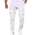 thumbnail image 1 of Casual Sports Jogger Pants for Mens Plus Size Fashion Solid Color Pocket Drawstring Casual Youth Versatile Sports Oversized Pants Up to 65% off!, 1 of 5