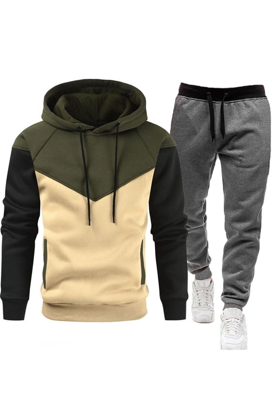 Casual Sportswear Warmth Sets Running Mens Tracksuit Hoodie Fitness Gym Clothing High Quality Sportswear
