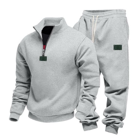 Casual Sportswear Warmth Sets Running Mens Tracksuit New Fashion Tracksuit for Men Printing Casual Sweatshirt Sweatpants 2 Pcs Set