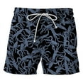 thumbnail image 1 of Casual Stripe Graphic Beach Shorts Men Hawaiian Vacation Short Pants 3D Printed Board Trunk Swimsuit Woman homme Ice Shorts, 1 of 5