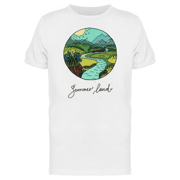 Casual Summer Outdoors Land Tee Men's -Image by Shutterstock