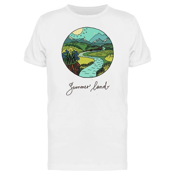 Casual Summer Outdoors Land Tee Men's -Image by Shutterstock