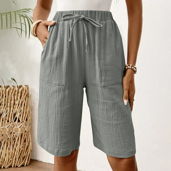 Casual Summer Shorts for Everyday Wear Solid Color Five Point Design for Comfort and Style Summer Pants for Women Casual Women Winter Pants plus Size Casual 3xl Womens Sweat Pants Womens Casual