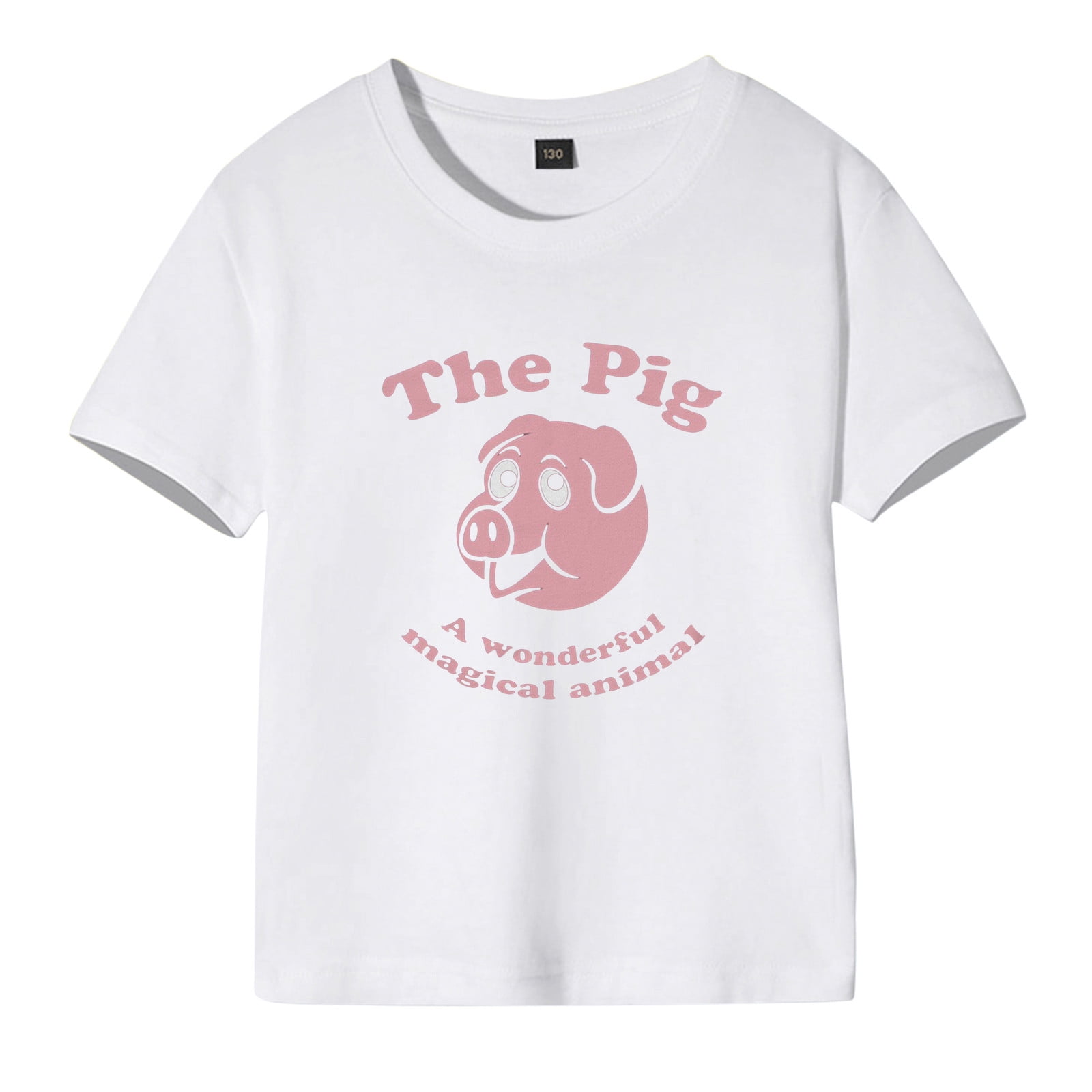 Casual Summer Top for Baby Girl Toddler Girls Boys Summer Short Sleeve