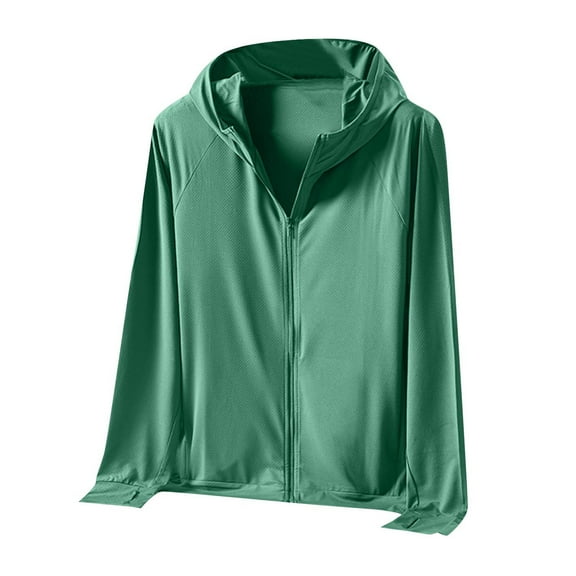 Casual Sun Protection Shirts for Women SPF Jacket UV Cooling Hoodie Long Sleeve Summer Clothing for Outdoor Hiking