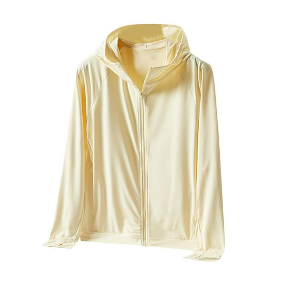 Casual Sun Protection Shirts for Women SPF Jacket UV Cooling Hoodie Long Sleeve Summer Clothing for Outdoor Hiking