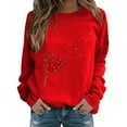 thumbnail image 1 of Casual Sweatshirt for Women Long Sleeve Crewneck Fall Clothes Fashion Trendy Outfits Oversized Comfy Pullover Winter Basic, 1 of 4