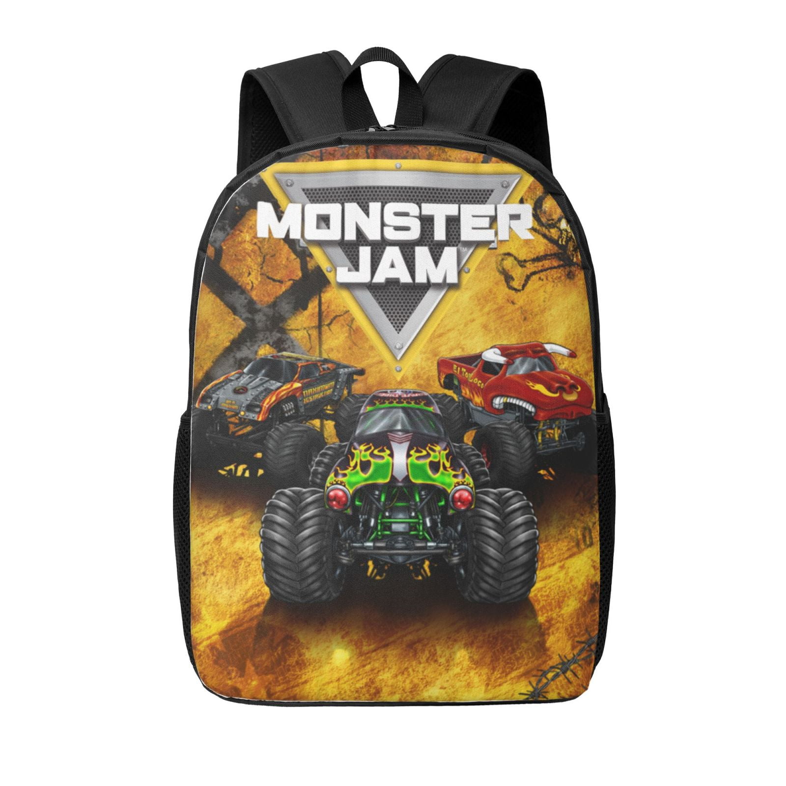Casual Teens Shoulder Bookbag Grave Digger Monster Jam Grave Digger Monster Jam Backpack Travel Bag Outdoor Boys Girls Walmart