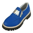 thumbnail image 1 of Casual Tennis Shoes for Women Lightweight Breathable Wear Leather On Walking Shoes Soft Sole Comfortable Platform Heel Casual Loafers, 1 of 9